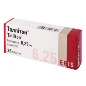 Talliton 6.25-12.5-25mg 28 tablets